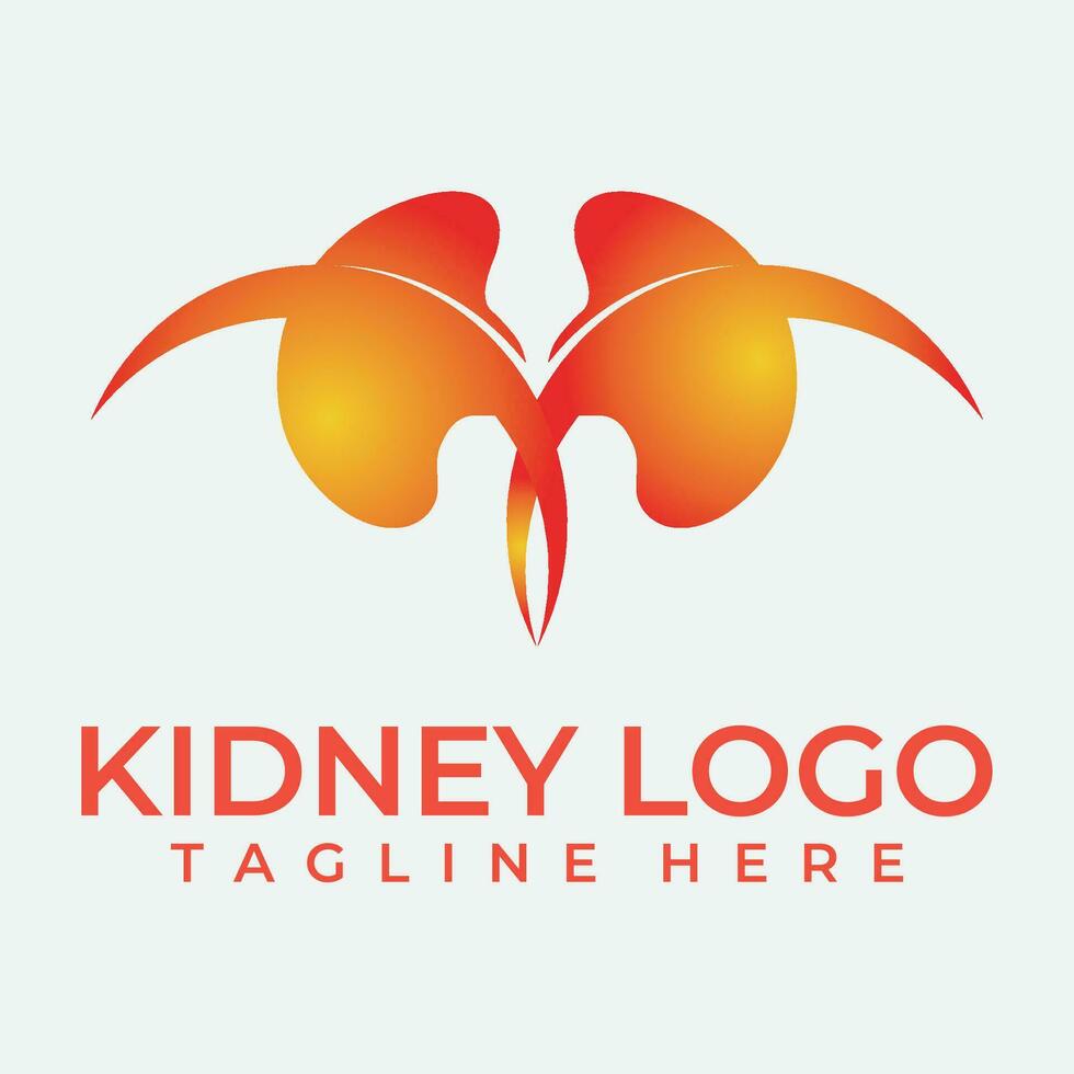 Kidney icon vector. vector