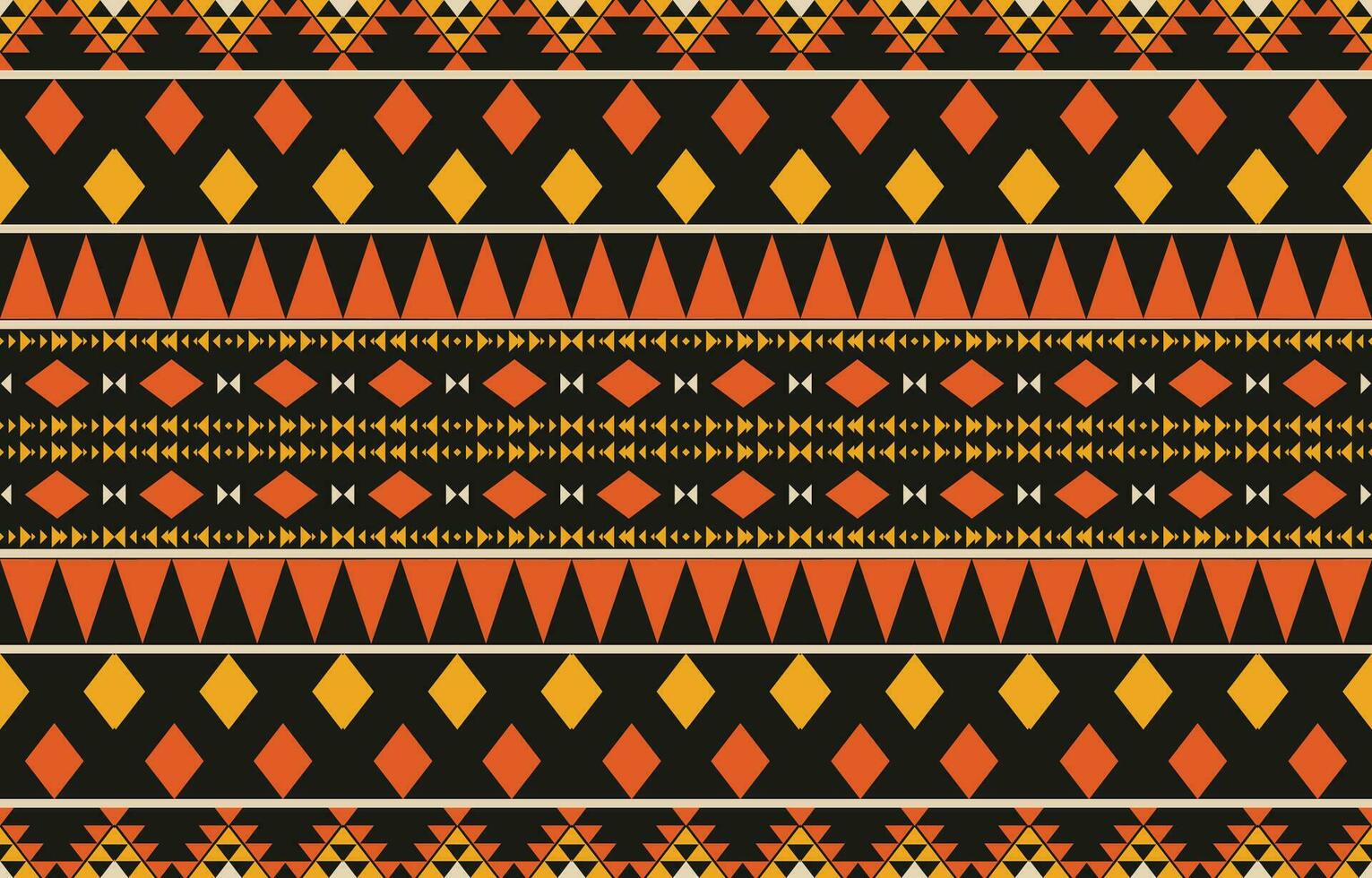 Ethnic abstract ikat art. Aztec ornament print. geometric ethnic pattern seamless  color oriental.  Design for background ,curtain, carpet, wallpaper, clothing, wrapping, Batik, vector illustration.