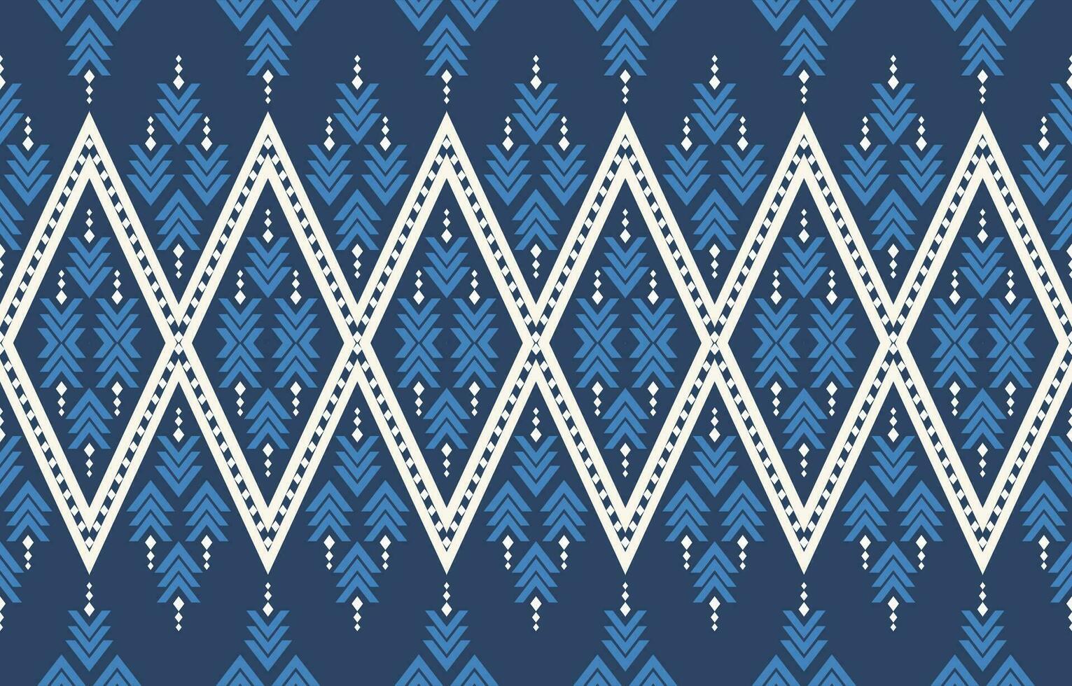 Ethnic abstract ikat art. Aztec ornament print. geometric ethnic pattern seamless  color oriental.  Design for background ,curtain, carpet, wallpaper, clothing, wrapping, Batik, vector illustration.