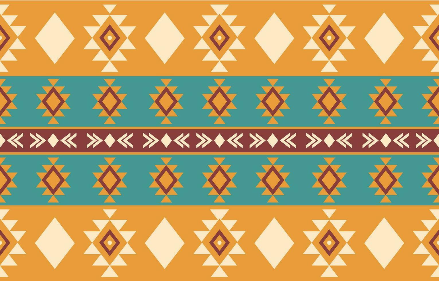 Ethnic abstract ikat art. Aztec ornament print. geometric ethnic pattern seamless  color oriental.  Design for background ,curtain, carpet, wallpaper, clothing, wrapping, Batik, vector illustration.