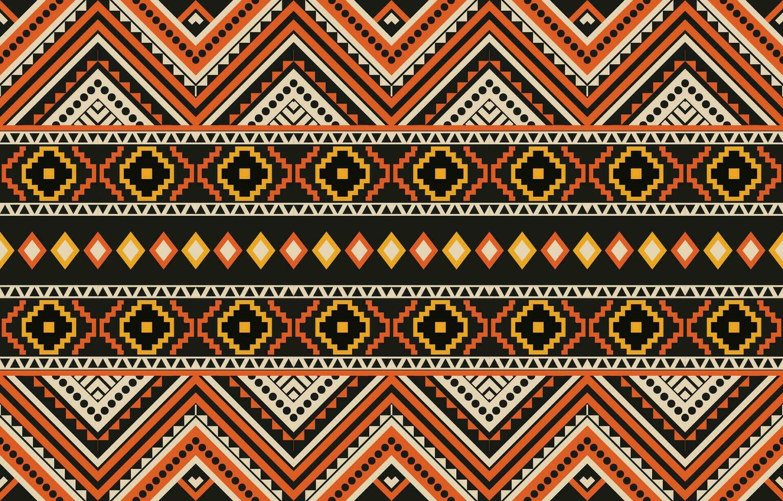 Ethnic abstract ikat art. Aztec ornament print. geometric ethnic pattern seamless  color oriental.  Design for background ,curtain, carpet, wallpaper, clothing, wrapping, Batik, vector illustration.