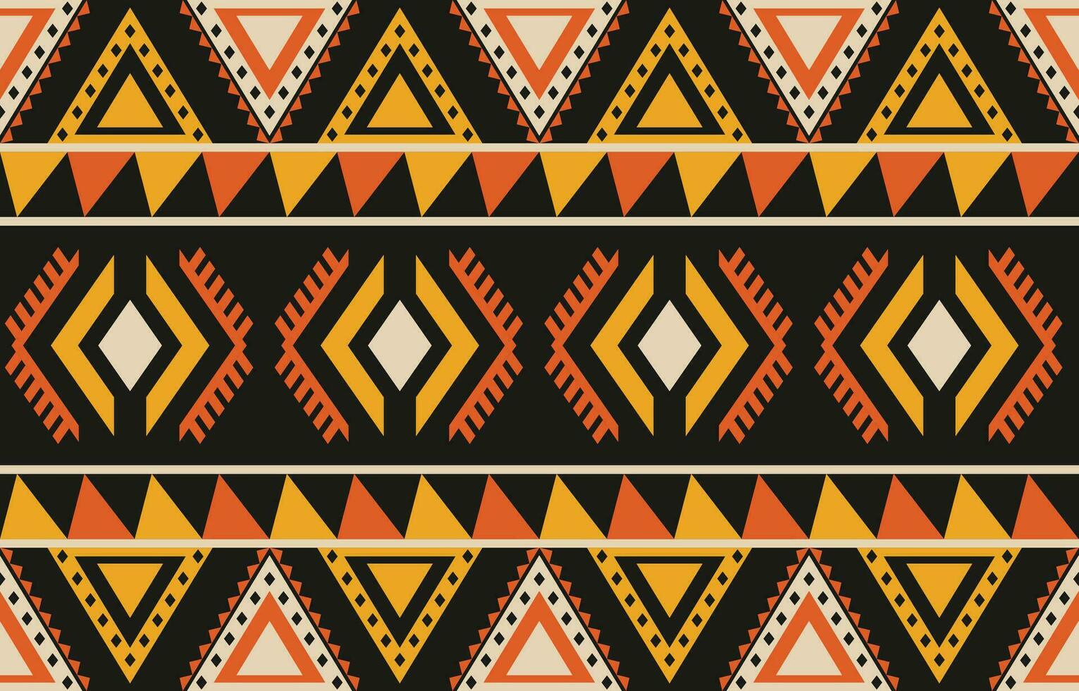 Ethnic abstract ikat art. Aztec ornament print. geometric ethnic pattern seamless  color oriental.  Design for background ,curtain, carpet, wallpaper, clothing, wrapping, Batik, vector illustration.