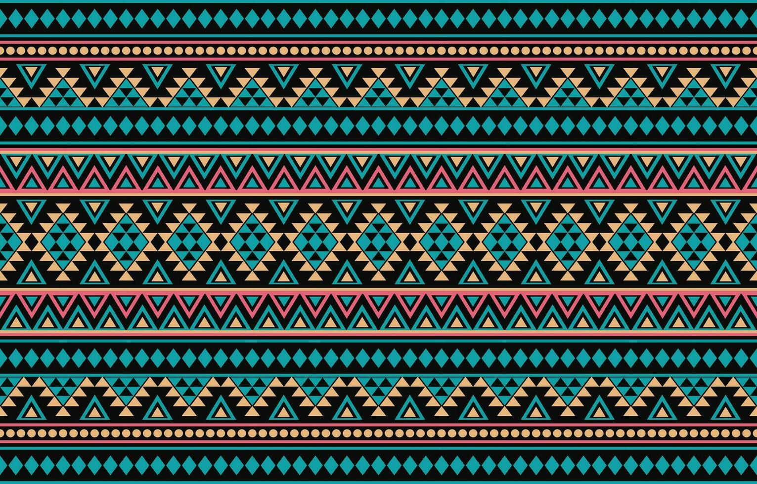 étnico resumen ikat Arte. azteca ornamento impresión. geométrico étnico modelo sin costura color oriental. diseño para antecedentes ,cortina, alfombra, fondo de pantalla, ropa, envase, batik, vector ilustración.