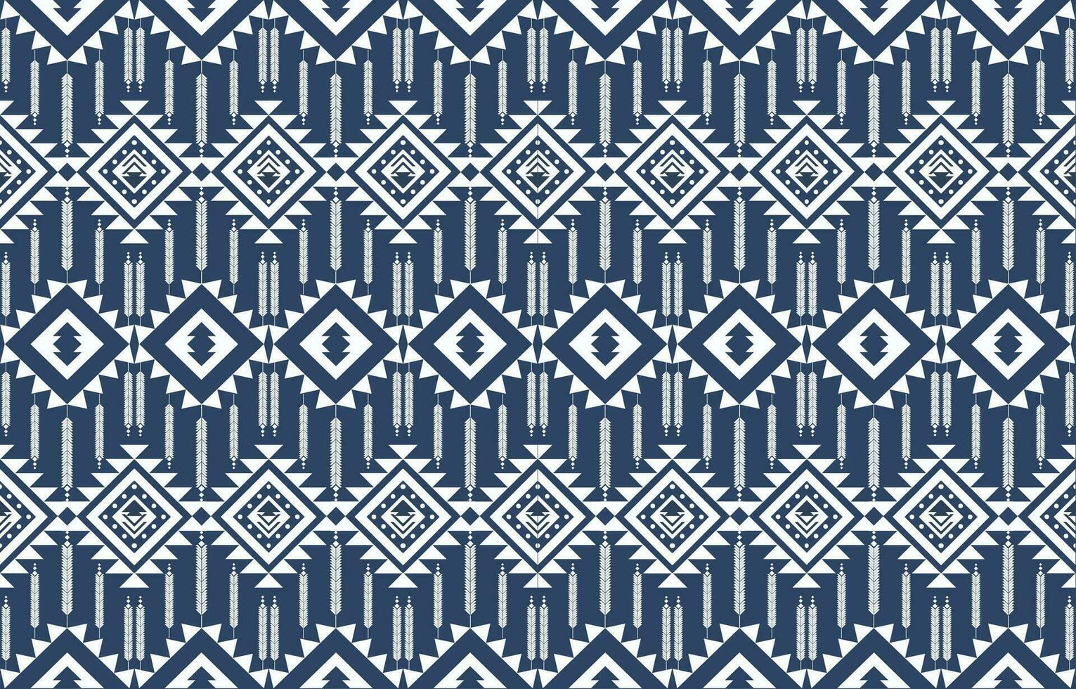 Ethnic abstract ikat art. Aztec ornament print. geometric ethnic pattern seamless  color oriental.  Design for background ,curtain, carpet, wallpaper, clothing, wrapping, Batik, vector illustration.