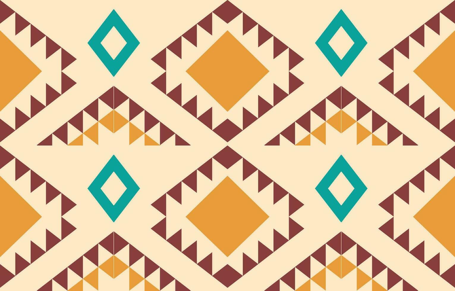 Ethnic abstract ikat art. Aztec ornament print. geometric ethnic pattern seamless  color oriental.  Design for background ,curtain, carpet, wallpaper, clothing, wrapping, Batik, vector illustration.