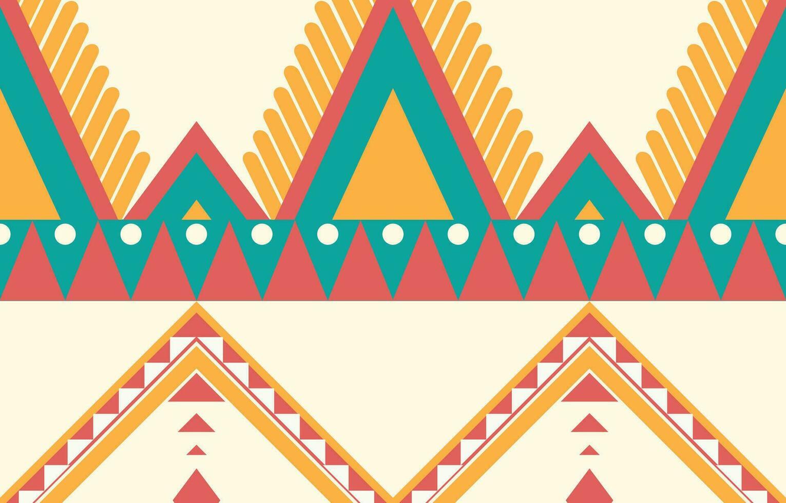 étnico resumen ikat Arte. azteca ornamento impresión. geométrico étnico modelo sin costura color oriental. diseño para antecedentes ,cortina, alfombra, fondo de pantalla, ropa, envase, batik, vector ilustración.