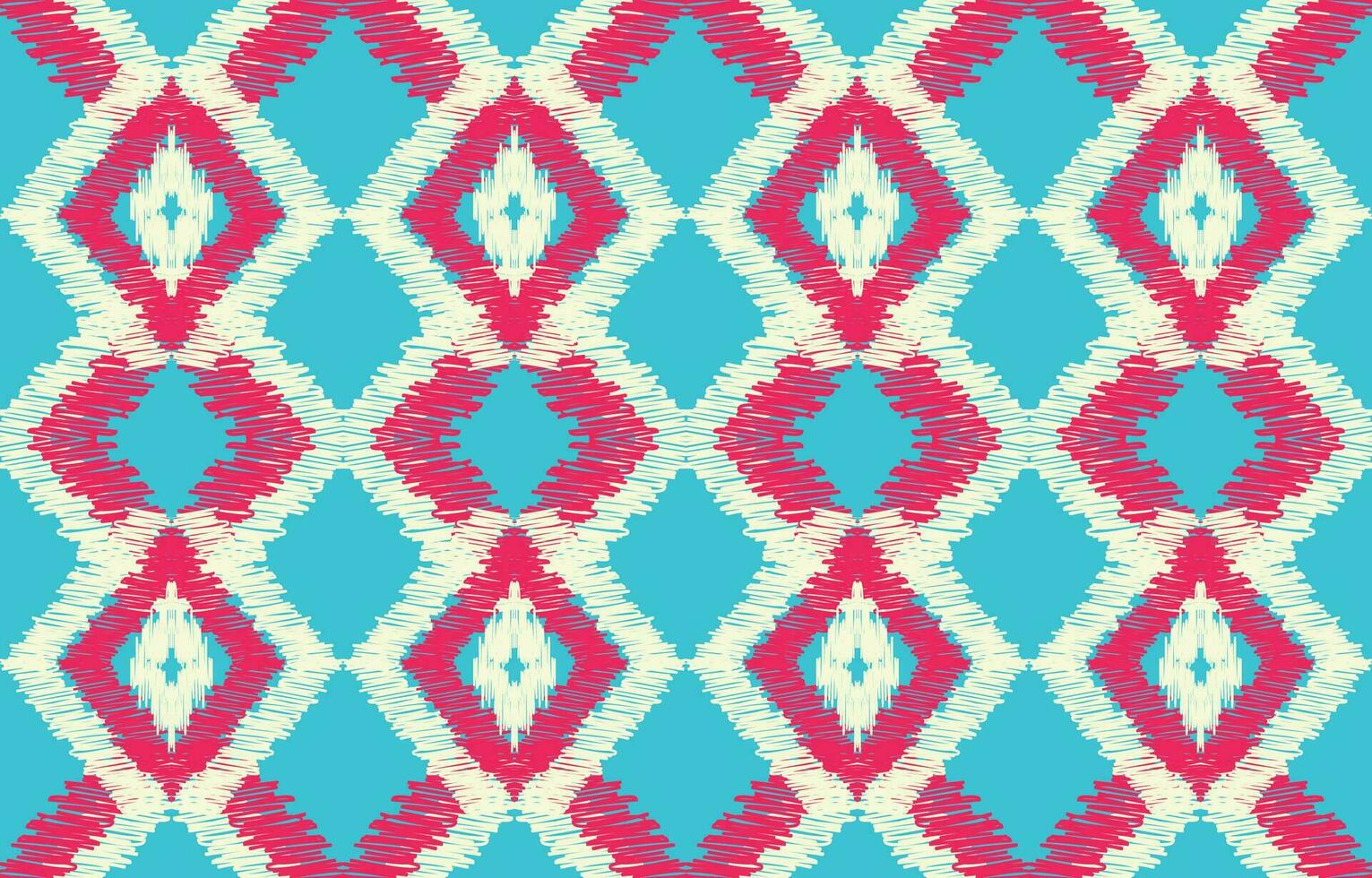 Ethnic abstract ikat art. Aztec ornament print. geometric ethnic pattern seamless  color oriental.  Design for background ,curtain, carpet, wallpaper, clothing, wrapping, Batik, vector illustration.