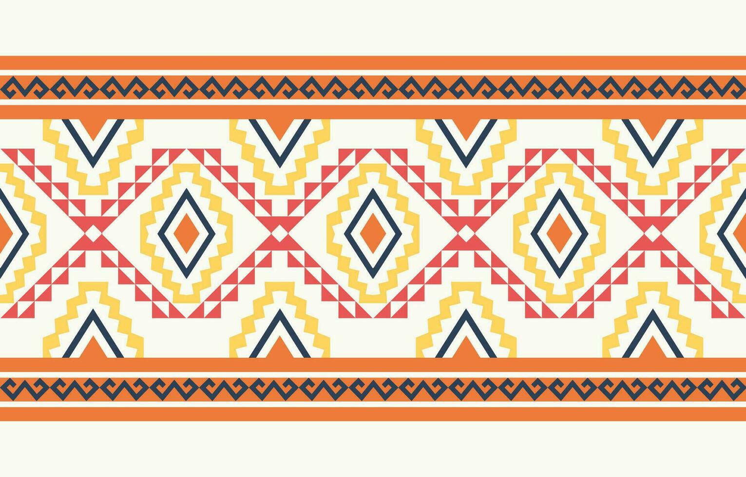 Ethnic abstract ikat art. Aztec ornament print. geometric ethnic pattern seamless  color oriental.  Design for background ,curtain, carpet, wallpaper, clothing, wrapping, Batik, vector illustration.