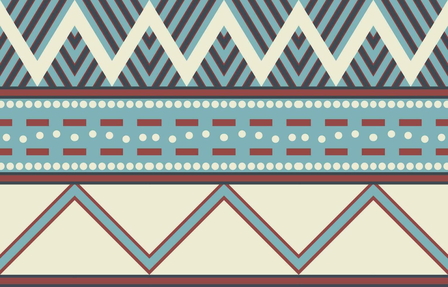 Ethnic abstract ikat art. Aztec ornament print. geometric ethnic pattern seamless  color oriental.  Design for background ,curtain, carpet, wallpaper, clothing, wrapping, Batik, vector illustration.