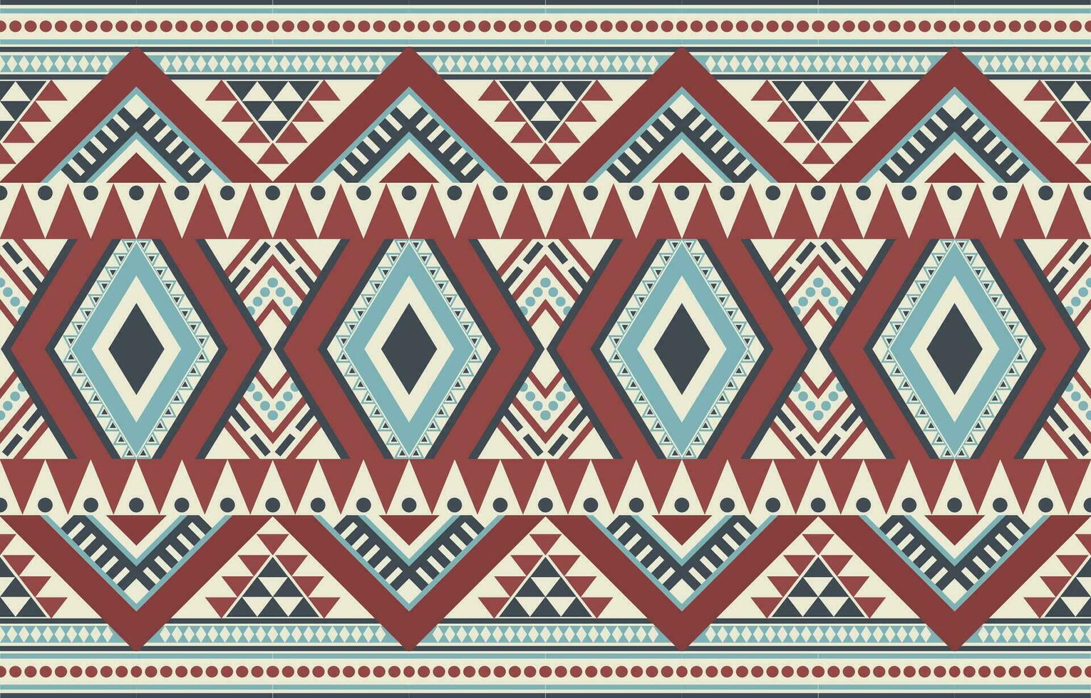 Ethnic abstract ikat art. Aztec ornament print. geometric ethnic pattern seamless  color oriental.  Design for background ,curtain, carpet, wallpaper, clothing, wrapping, Batik, vector illustration.