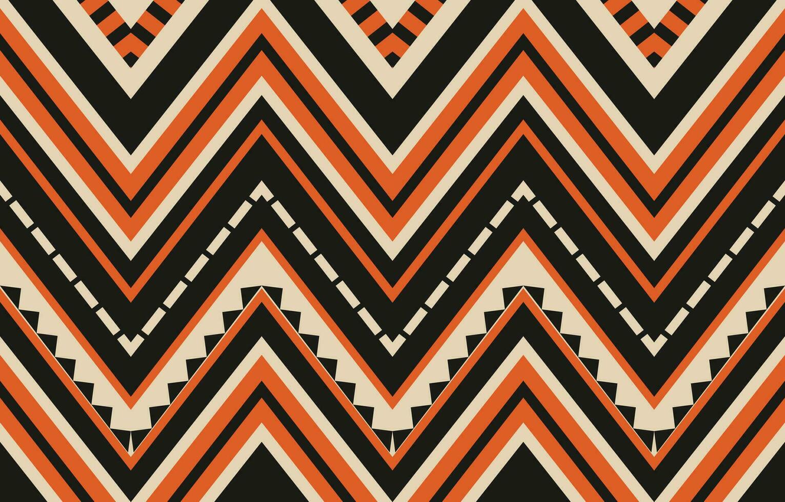 Ethnic abstract ikat art. Aztec ornament print. geometric ethnic pattern seamless  color oriental.  Design for background ,curtain, carpet, wallpaper, clothing, wrapping, Batik, vector illustration.