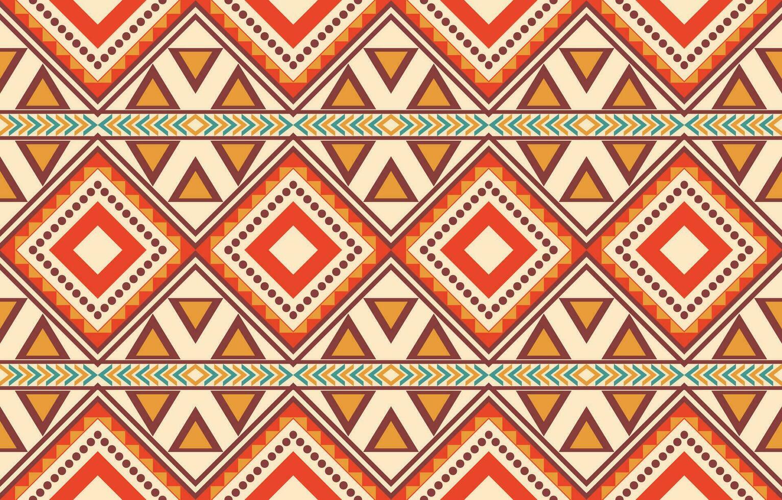 Ethnic abstract ikat art. Aztec ornament print. geometric ethnic pattern seamless  color oriental.  Design for background ,curtain, carpet, wallpaper, clothing, wrapping, Batik, vector illustration.