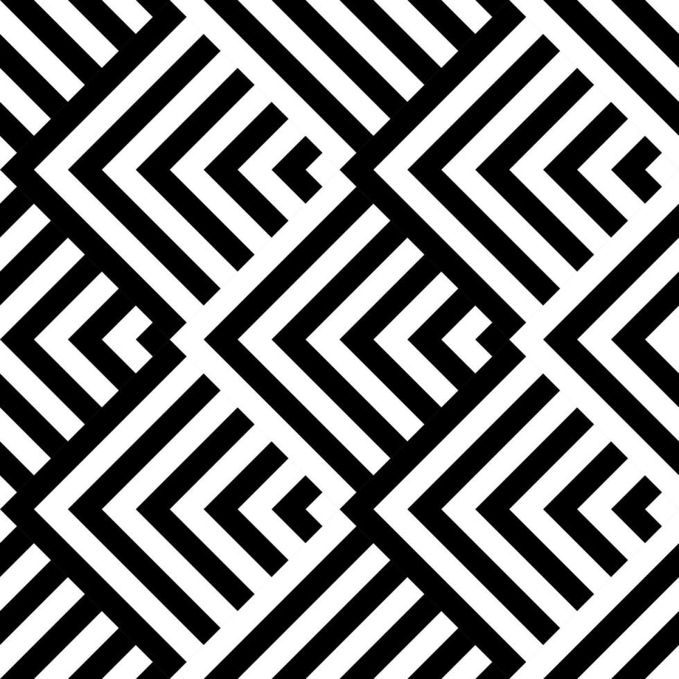 Monochrome ethnic ikat geometry striking black and white geometric line stripe seamless background for textiles, interiors and fashion vector