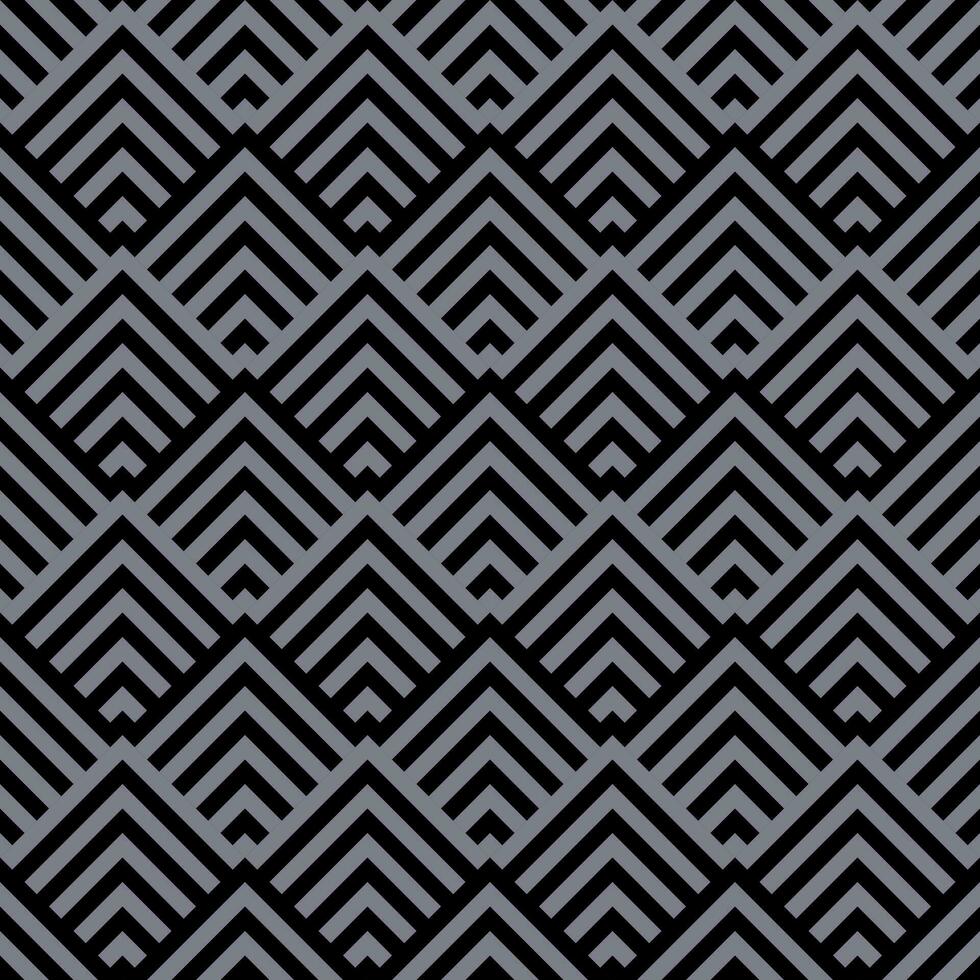 Monochrome ethnic ikat geometry striking black and white geometric line stripe seamless background for textiles, interiors and fashion vector