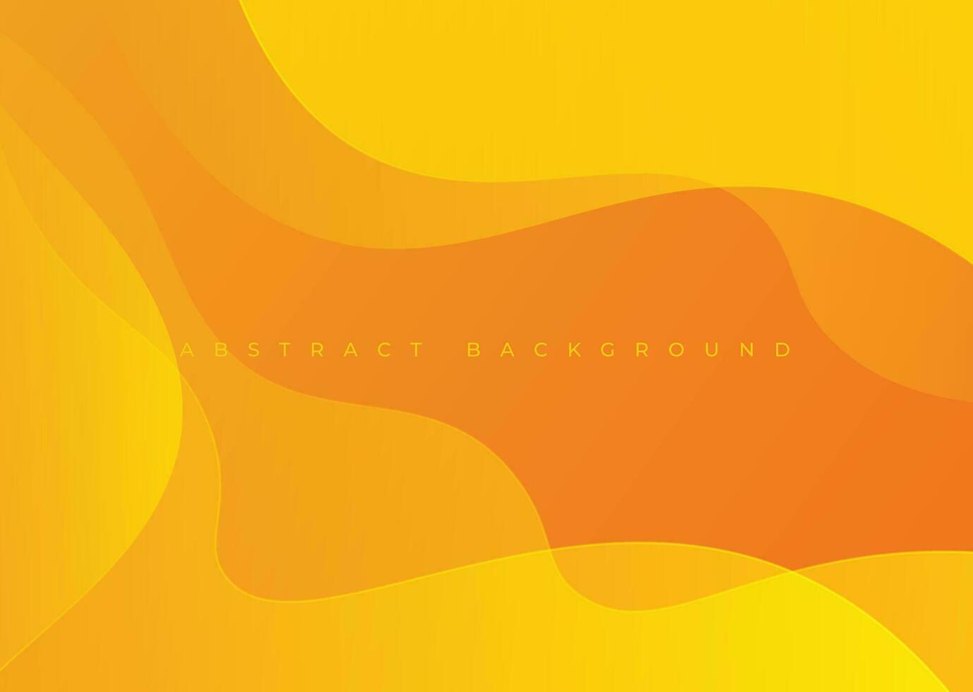 Yellow fluid background. Abstract liquid color background. Fluid Shapes Composition. Suitable for presentation design, banner, web, wallpaper, cover, brochure, social media, landing page. vector