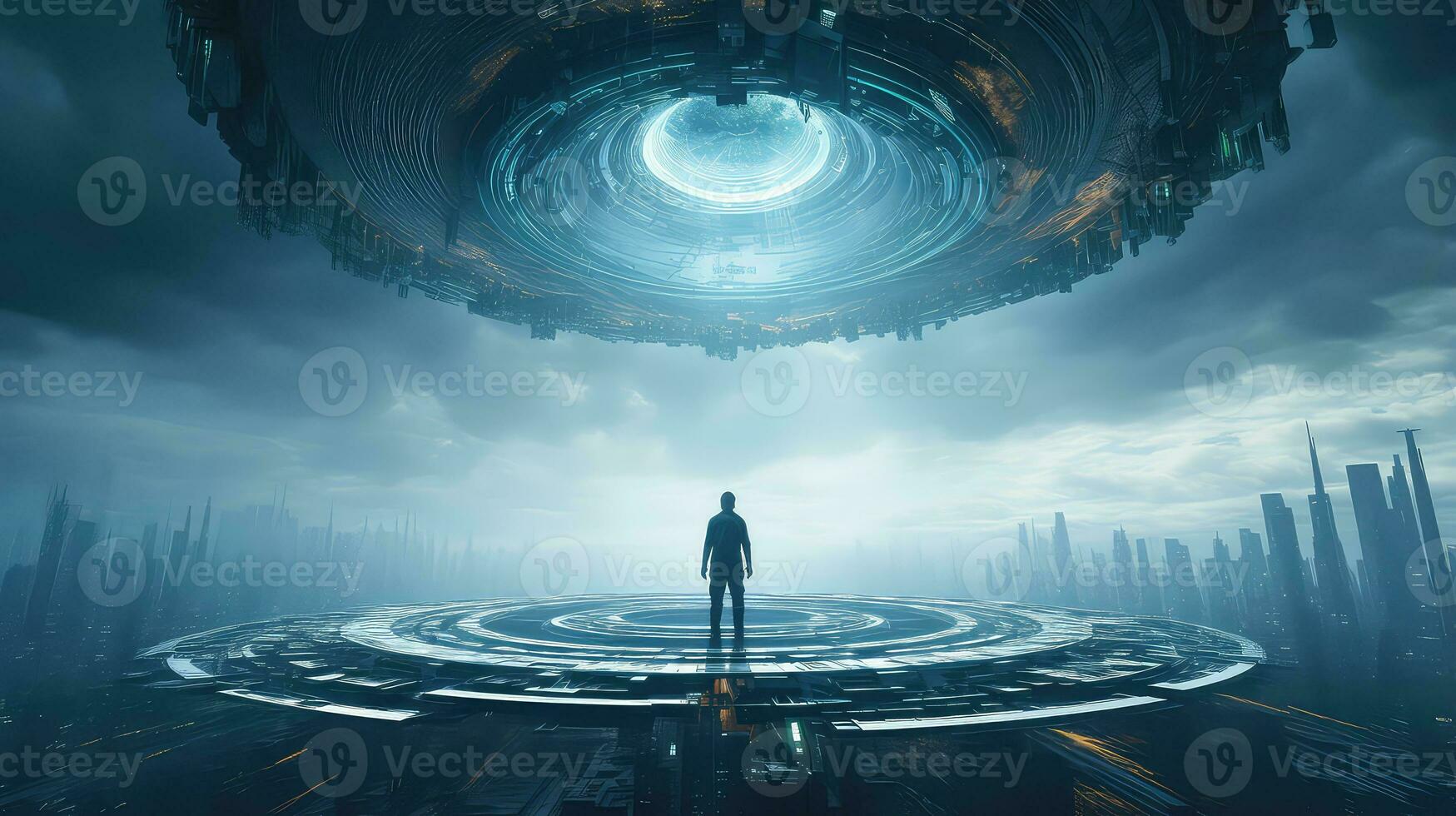 Edge of Tomorrow Advancements in Modern Futuristic Technology AI generated photo