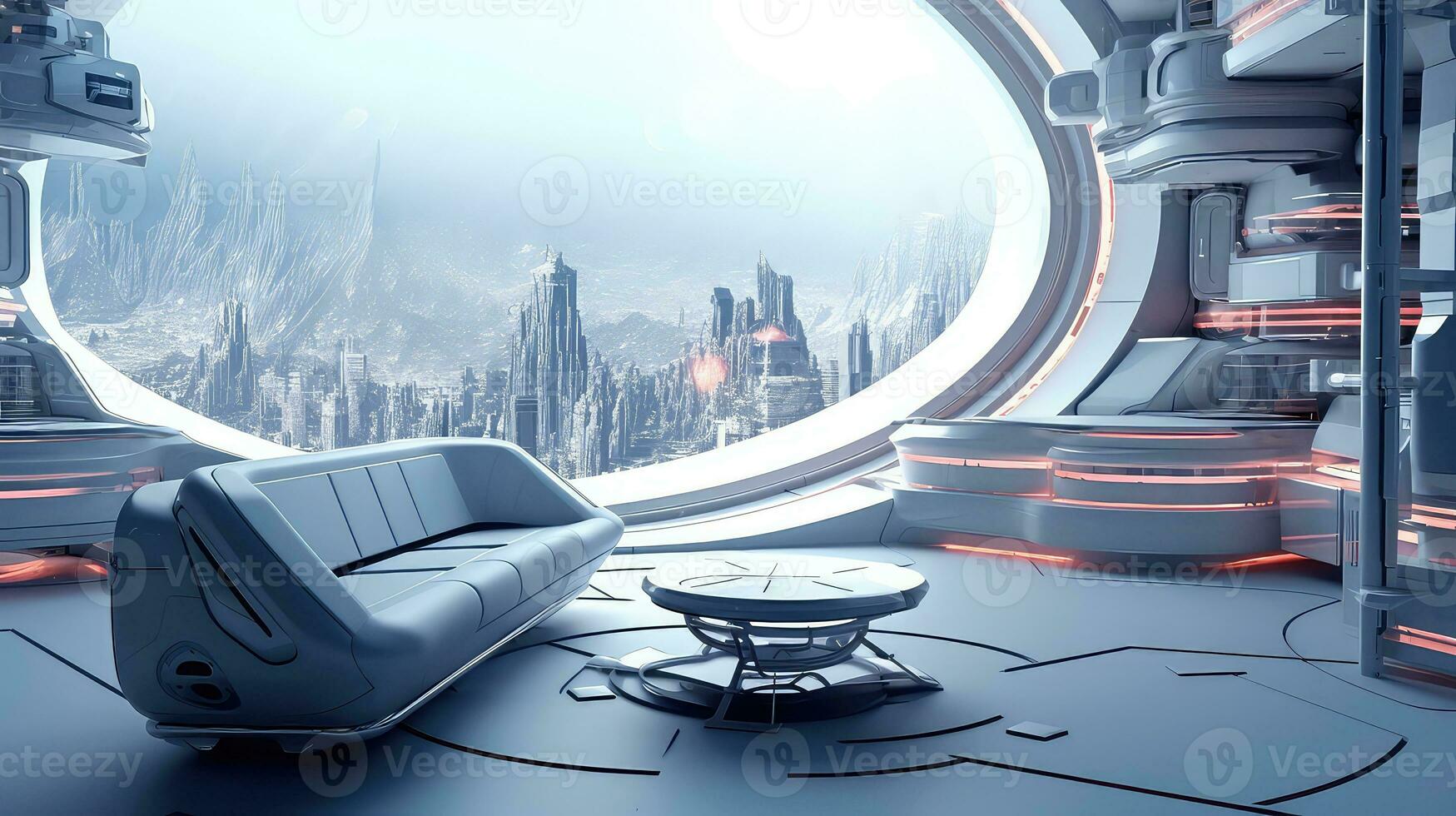 Edge of Tomorrow Advancements in Modern Futuristic Technology AI generated photo