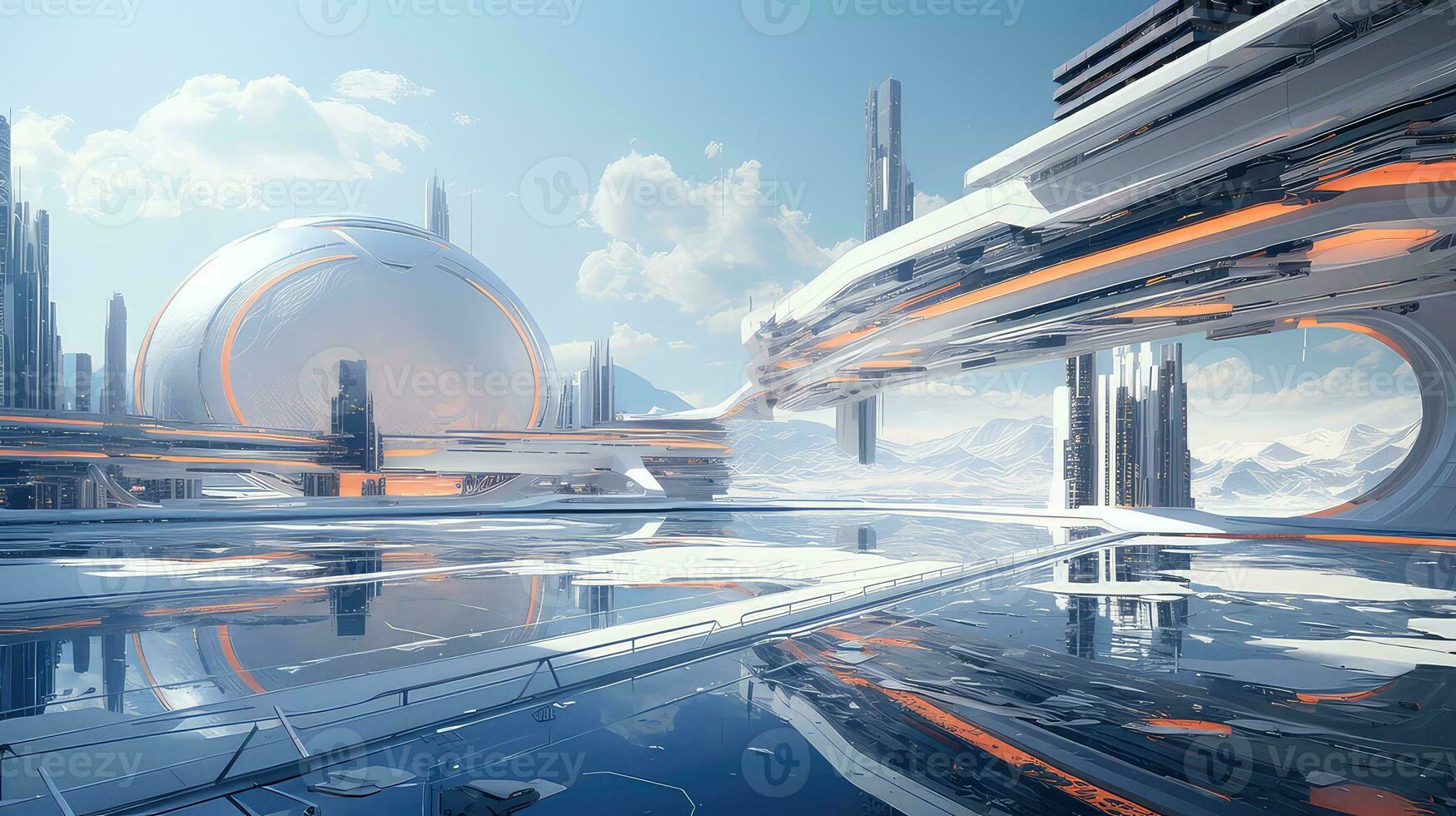 Edge of Tomorrow Advancements in Modern Futuristic Technology AI generated photo
