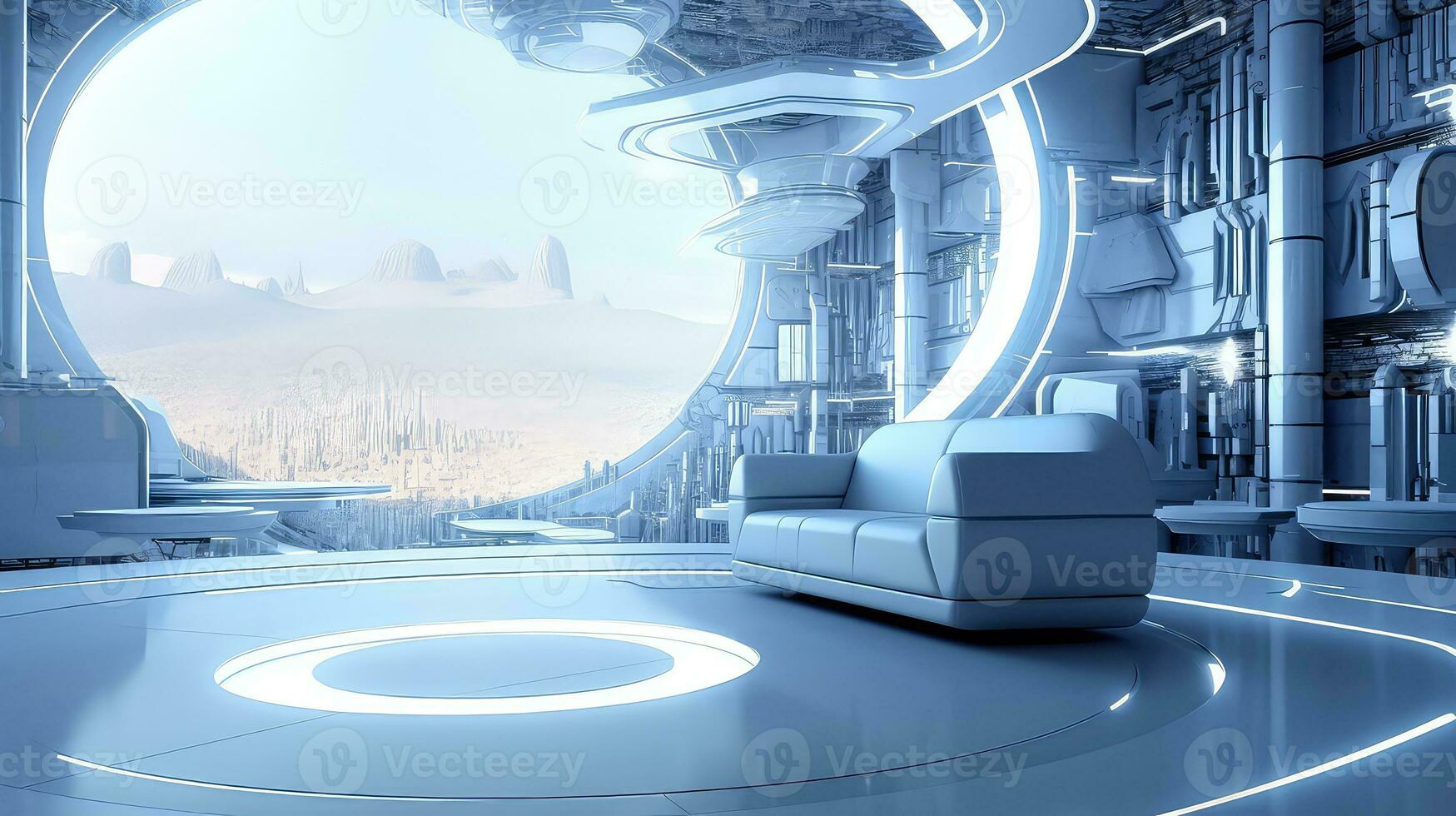 Edge of Tomorrow Advancements in Modern Futuristic Technology AI generated photo