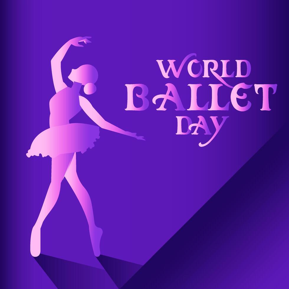 international world ballet day 2023 28547938 Vector Art at Vecteezy