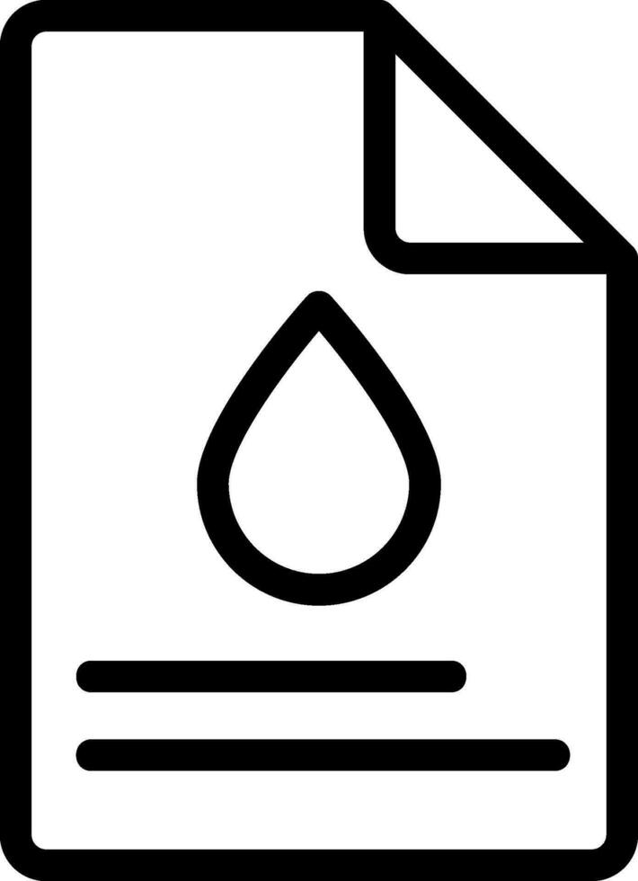 science report line icon vector