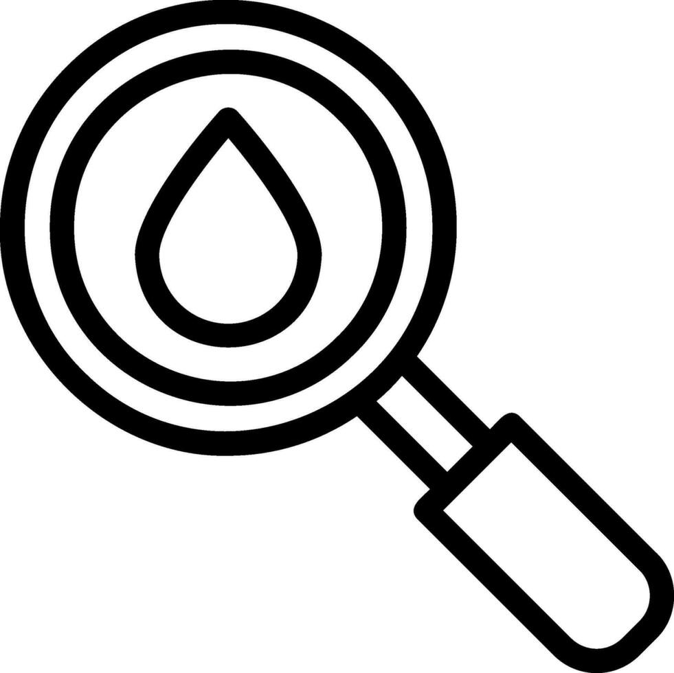 search line icon vector