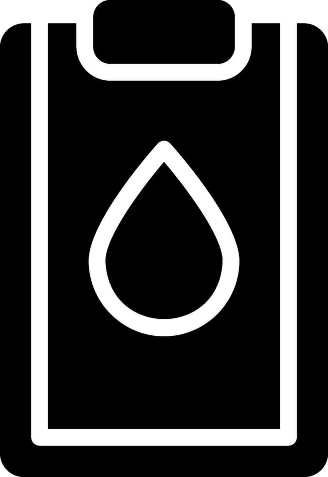 medical report glyph icon vector