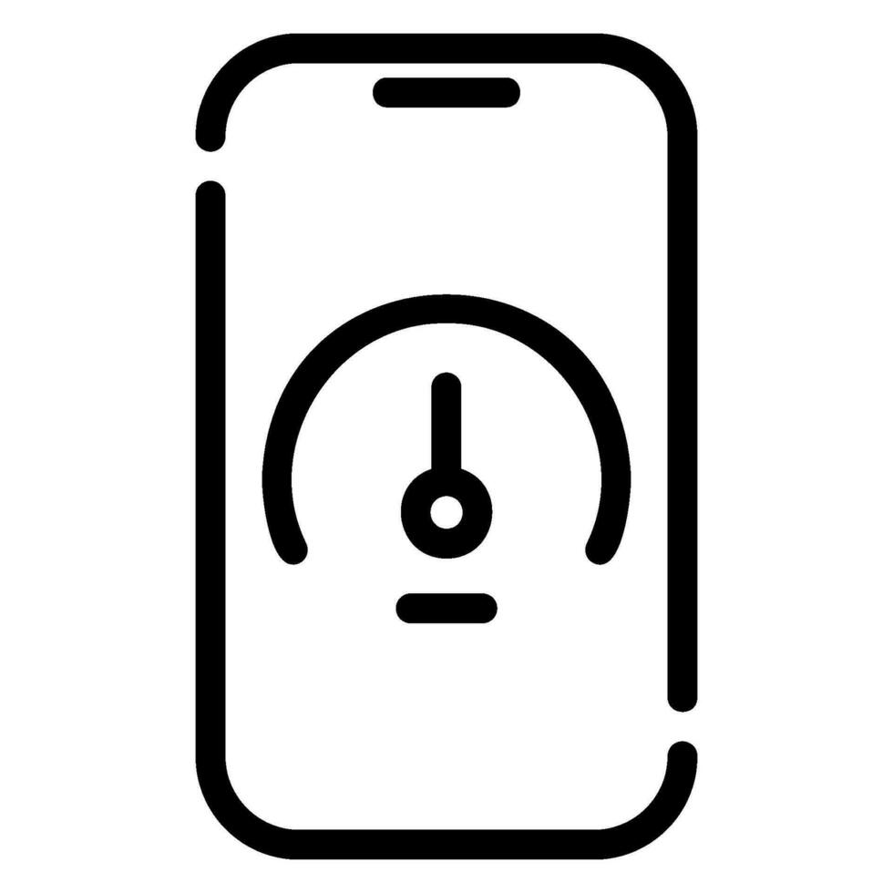 pressure sensor line icon vector