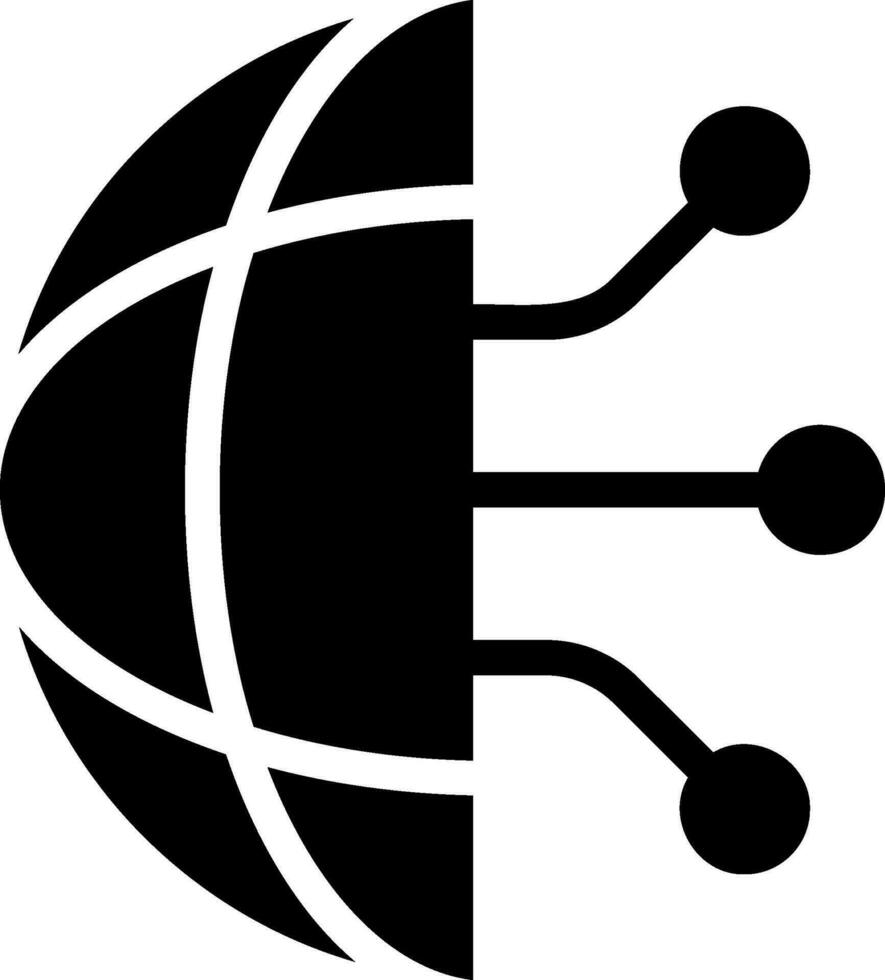 Science fiction glyph icon vector