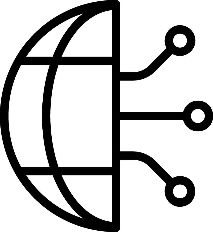 Science fiction line icon vector