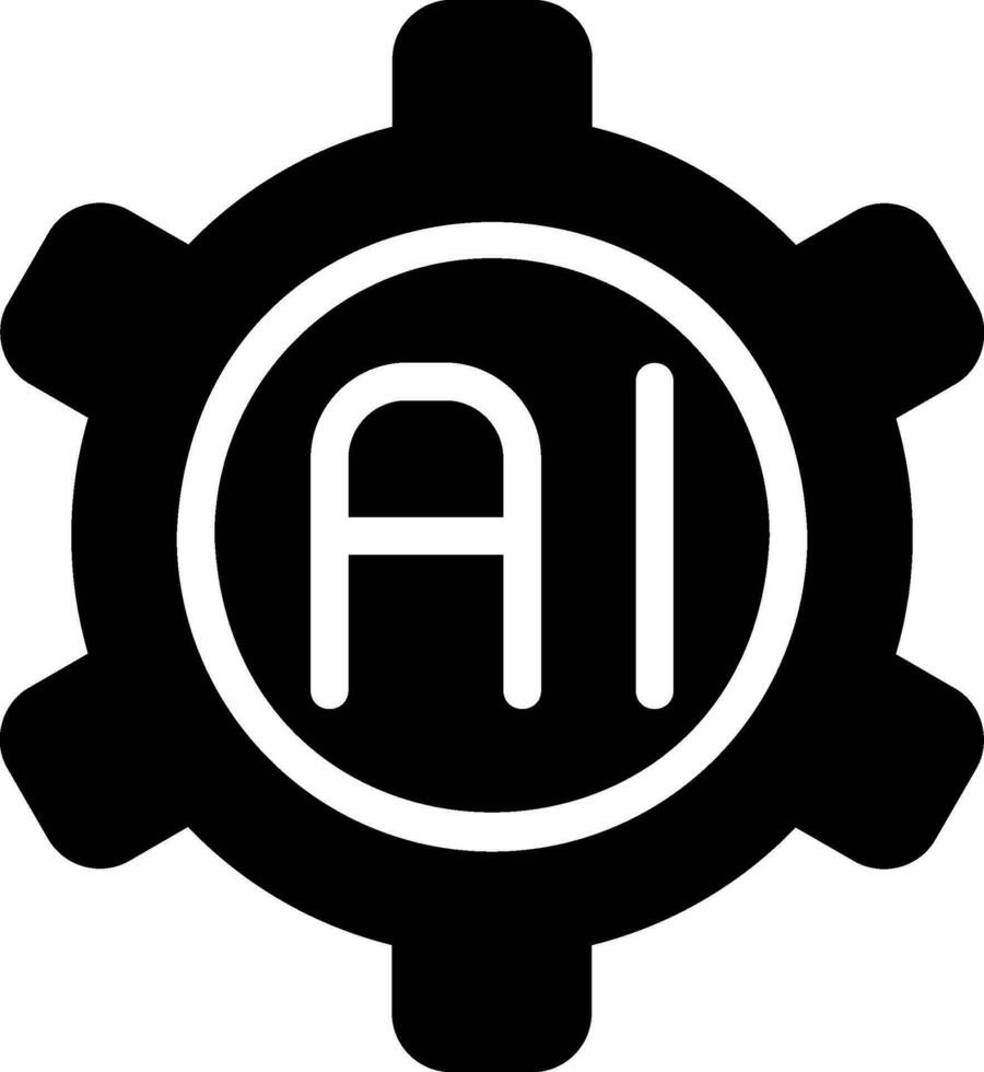 setting glyph icon vector