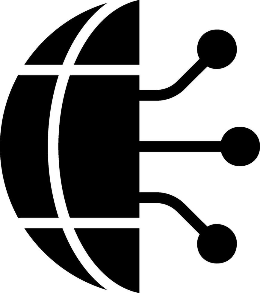 Science fiction glyph icon vector