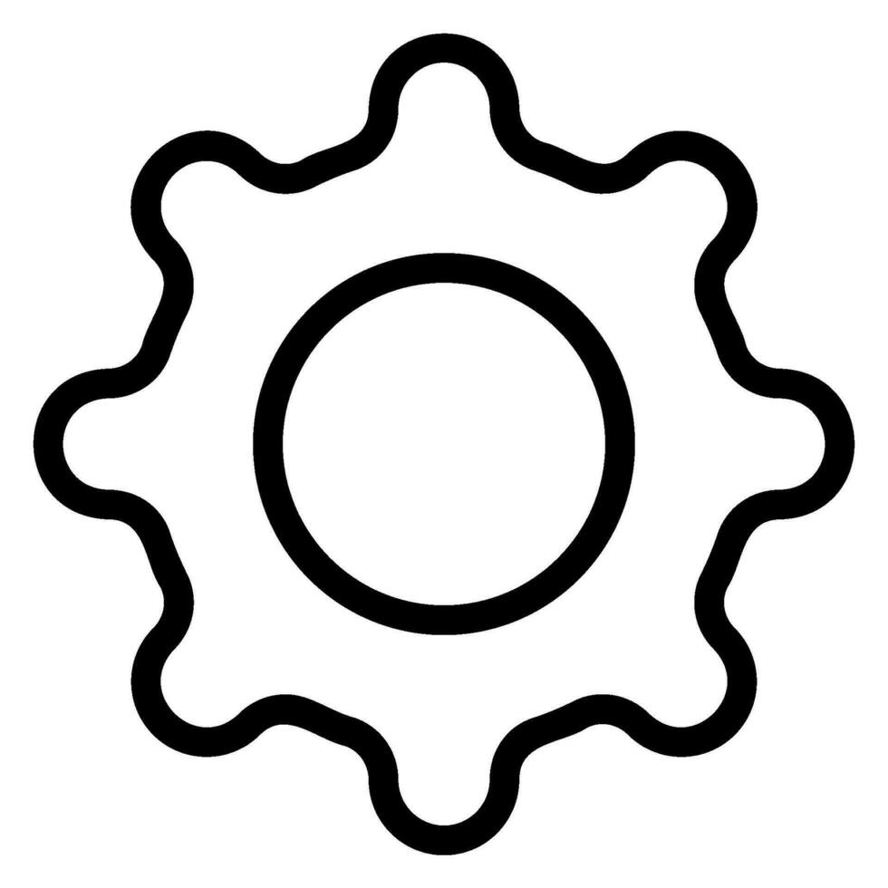 configuration line icon vector