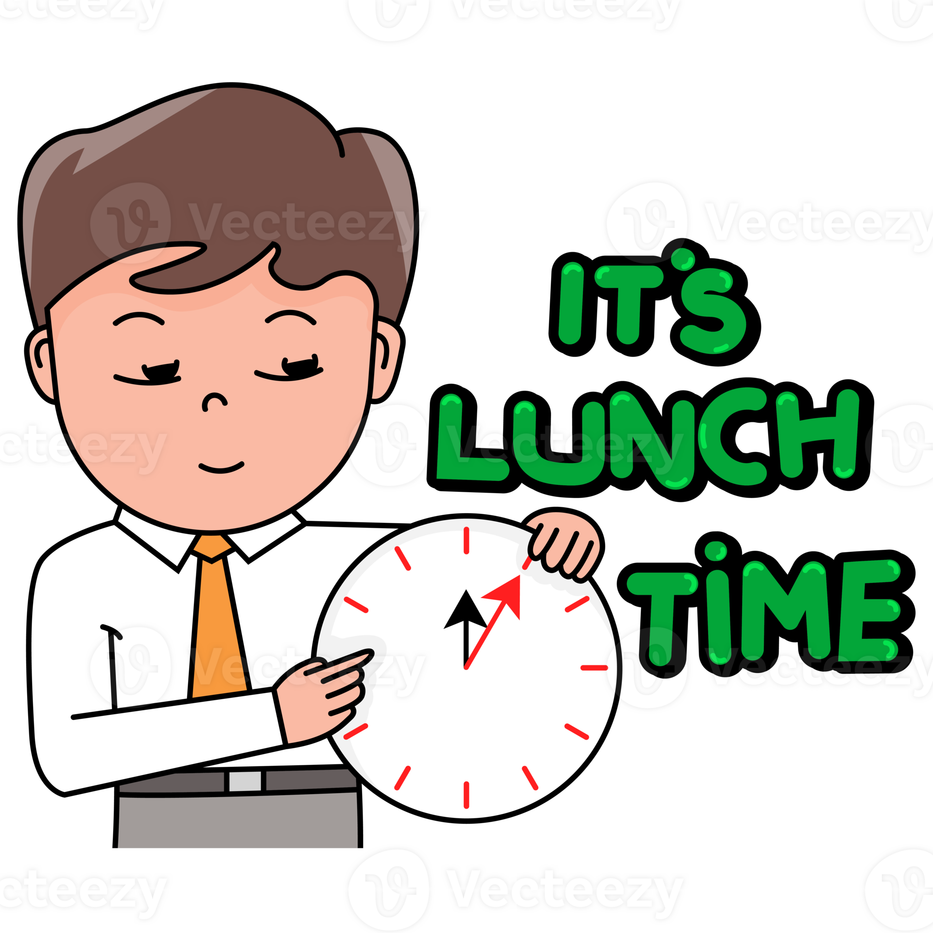 It s Lunch Time Cartoon Man Gesture 28548842 PNG it-s-lunch-time-cartoon-man-gesture-28548842-png