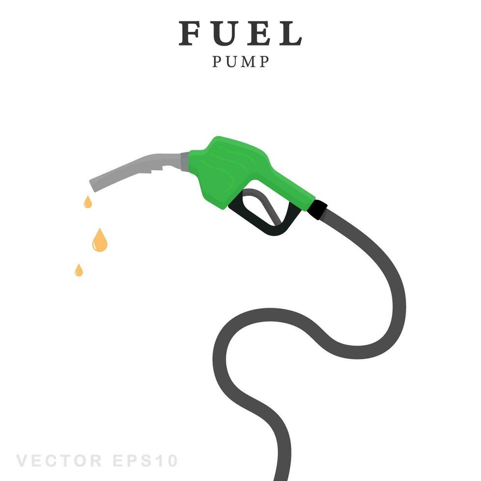 Fuel pump symbol. Isolated vector illustration.