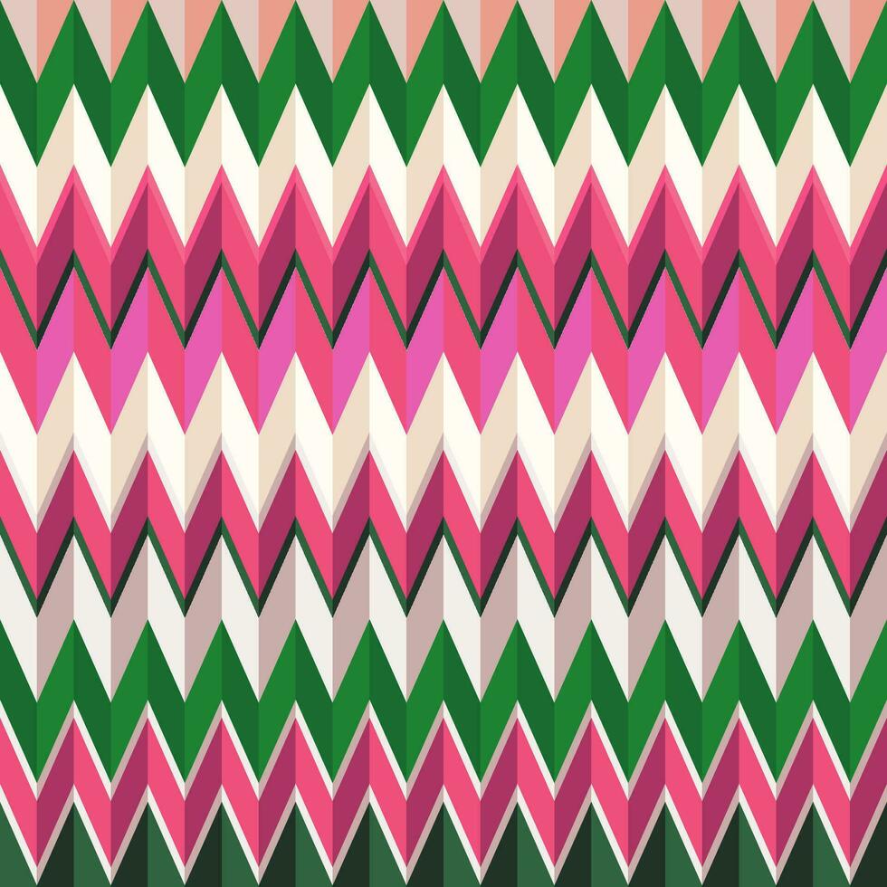 chevron zigzag seamless pattern retro design element background vector illustration