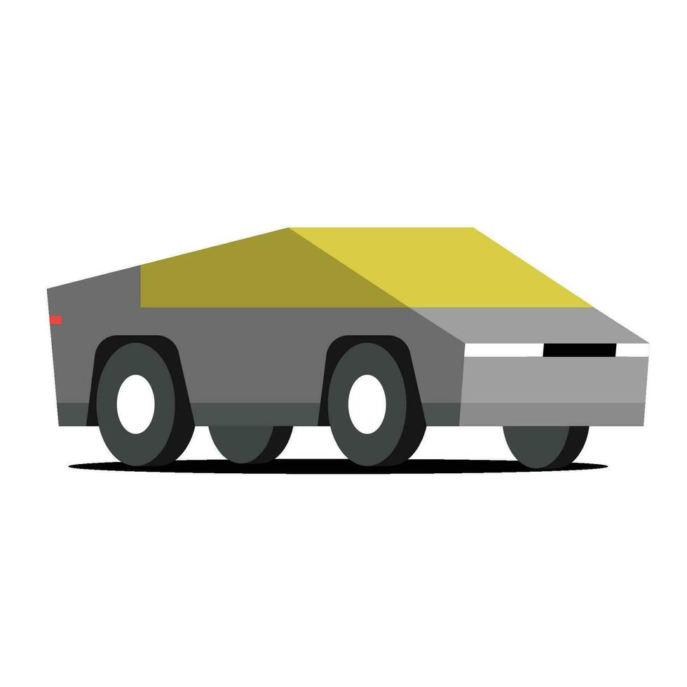 Futuristics Cyber truck vector