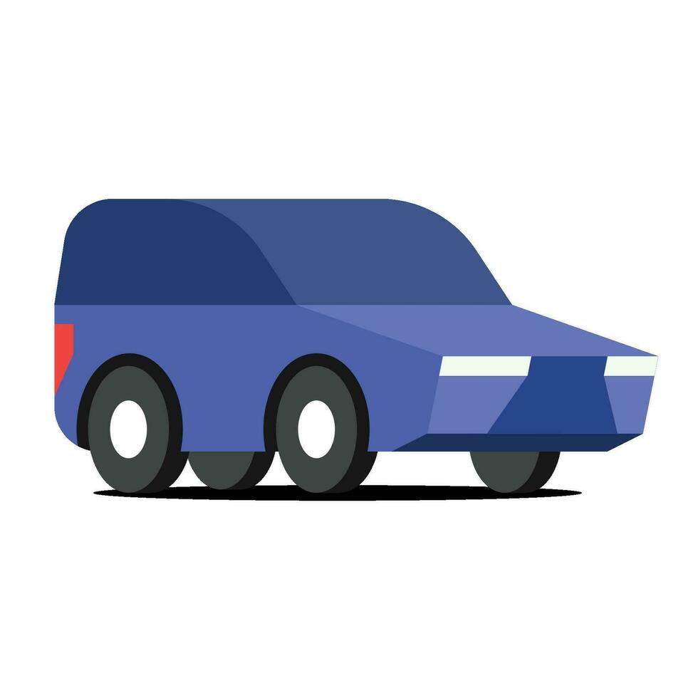 private car MPV vector