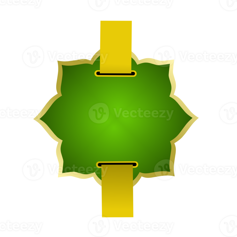 vetor do islâmico rótulo perfeito para imprimir, etc png