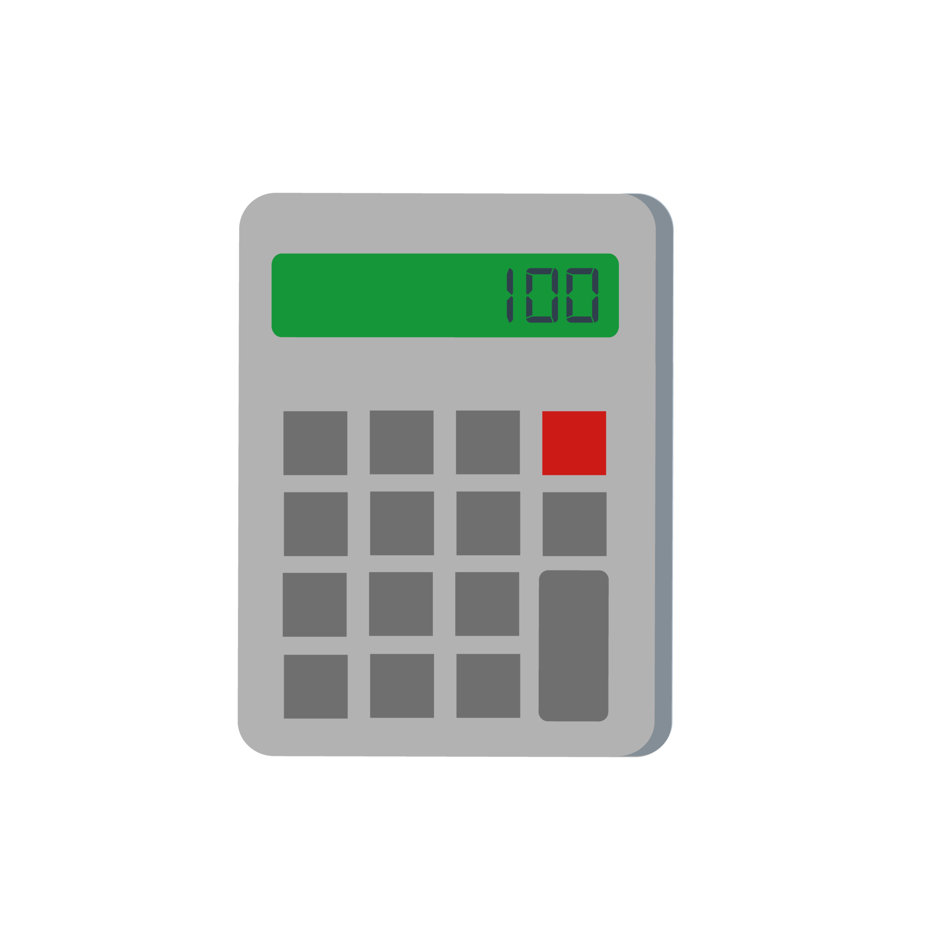 Digital calculator isolated accounting and maths concept 28549421 PNG
