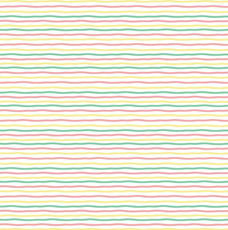 Irregular Horizontal Wavy Lines Pattern vector