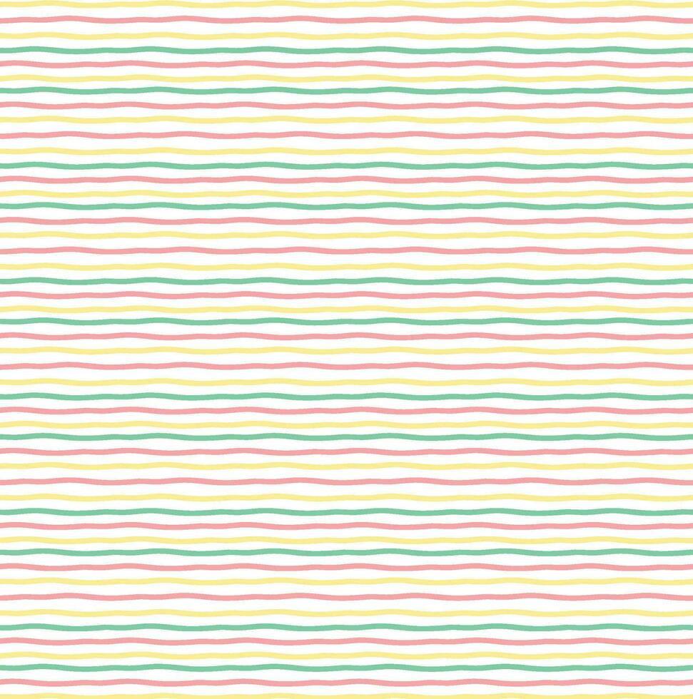 Irregular Horizontal Wavy Lines Pattern vector