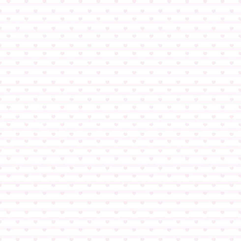 Pink Heart With Horizontal Stripes Pattern vector