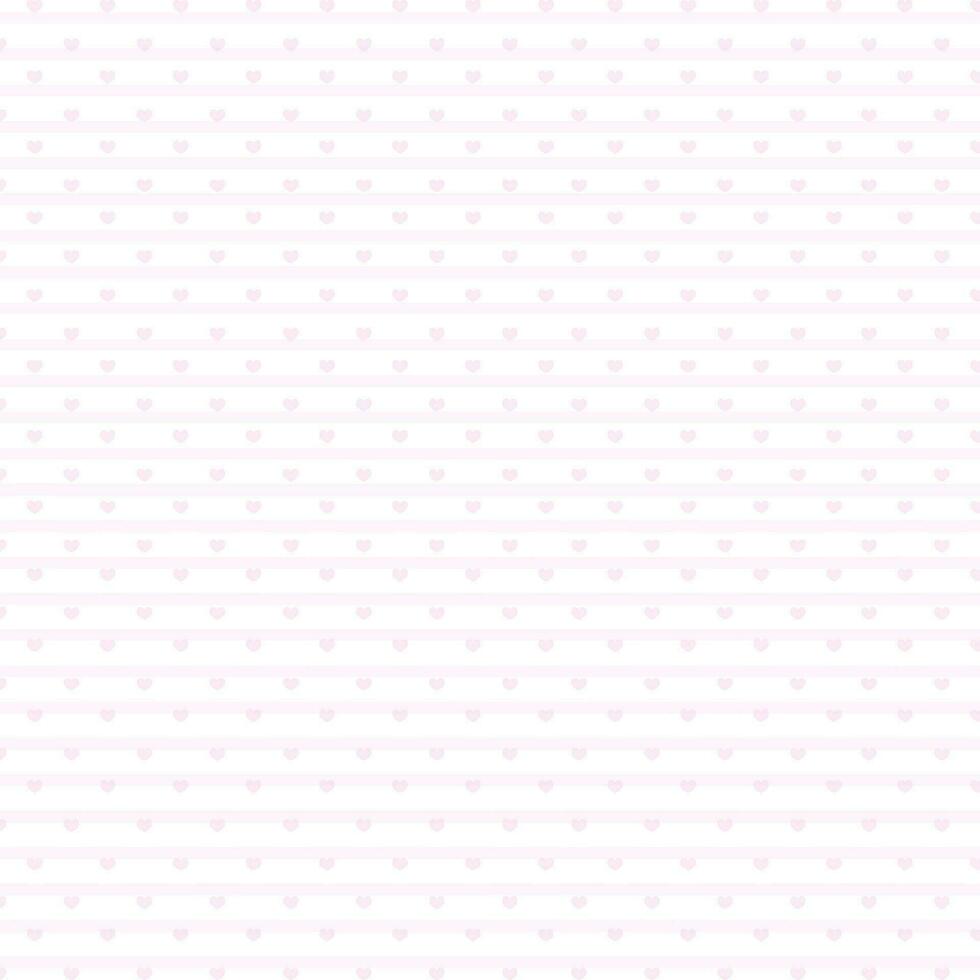 Pink Heart With Horizontal Stripes Pattern vector