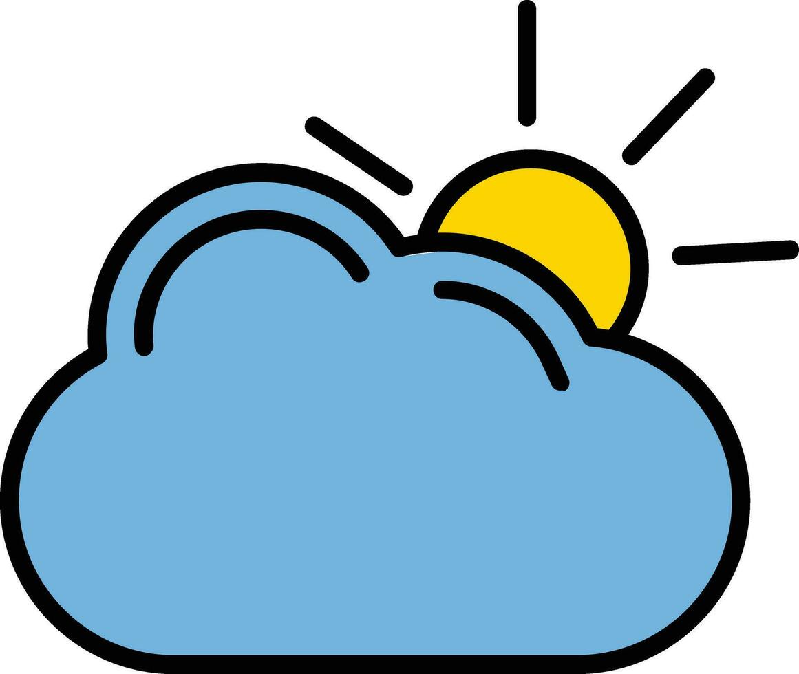 Weather Filled Icon vector