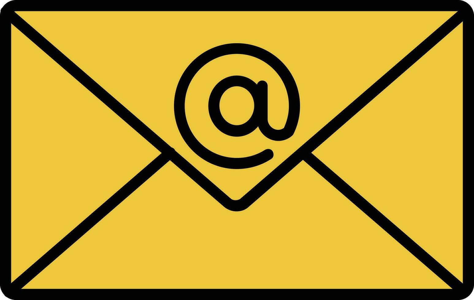 Email Filled Icon vector