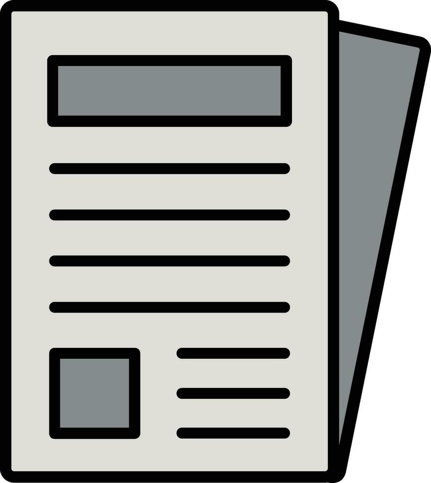 Publishing Filled Icon vector