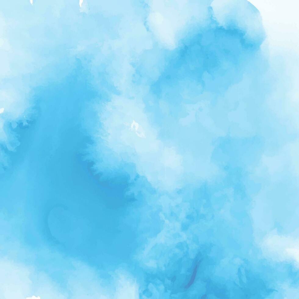 Watercolour in shades of blue vector