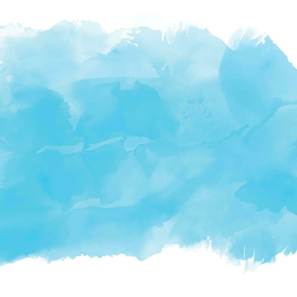 Watercolour in shades of blue vector