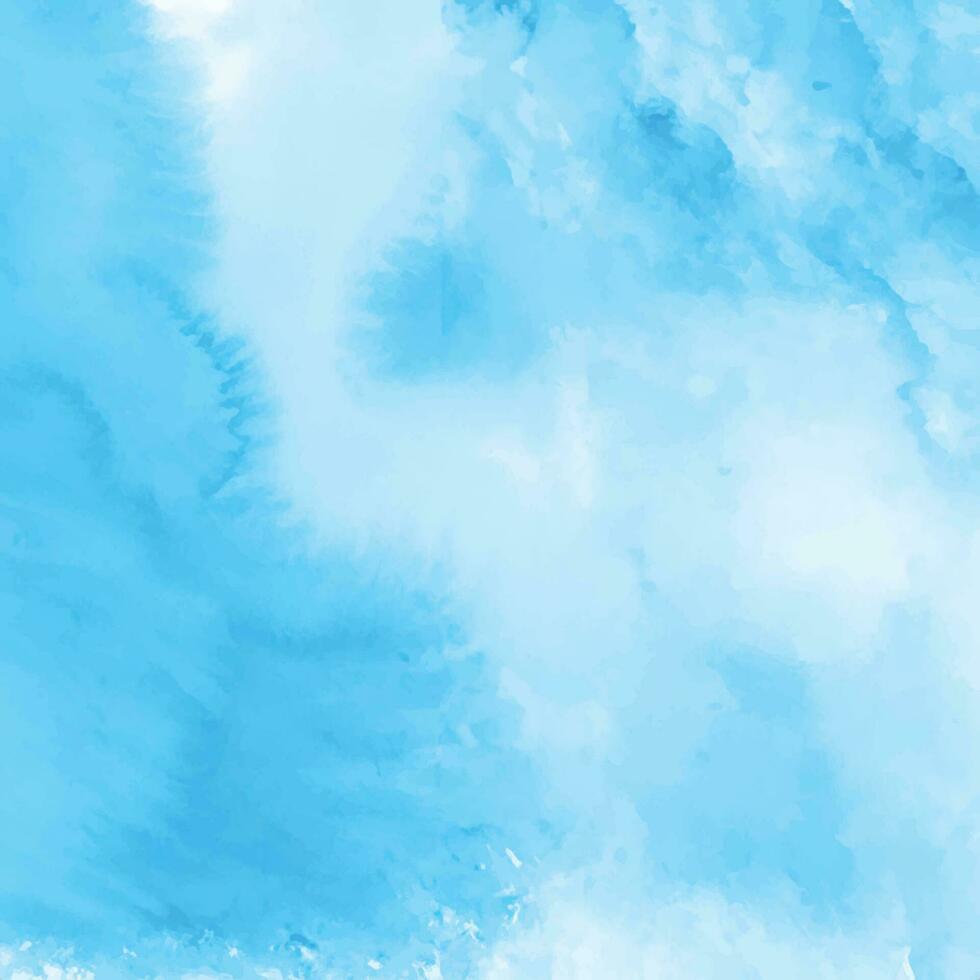 Watercolour in shades of blue vector